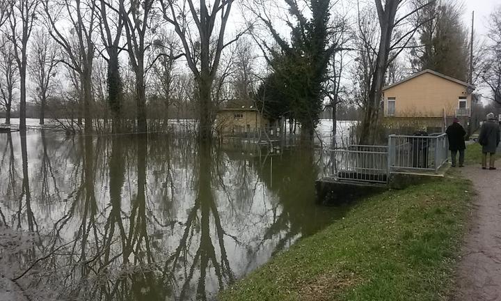 Rheinstrandbad Rappenwort Becker